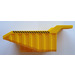 LEGO Yellow Dumper Body 16 x 32 x 11 with Ø4.8 with Black and Yellow Danger Stripes Sticker (52045)