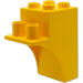 LEGO Yellow Duplo Brick demi-arch