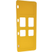 LEGO Gelb Duplo Tür 1 x 3 x 6 mit Vier Panes