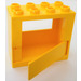 LEGO Giallo Duplo Door Frame 2 x 4 x 3 with Half Door