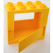 LEGO Yellow Duplo Door Frame 2 x 4 x 3 with Half Door