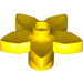 LEGO Geel Duplo Bloem met 5 Angular Bloemblaadjes (6510 / 52639)
