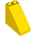 LEGO Jaune Duplo Pente 2 x 4 x 3 (45°) (49570)