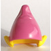 LEGO Yellow Ears with Dark Pink Elf Hat (13787)