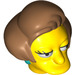 LEGO Geel Edna Krabappel Hoofd (20488)