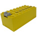 LEGO Giallo Electric 9V Batteria Scatola 4 x 8 x 2.3 con Parte inferiore Coperchio (4760 / 73955)