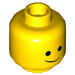 LEGO Yellow Emmet Minifigure Head (Recessed Solid Stud) (3626 / 47642)