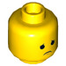 LEGO Yellow Emmet Minifigure Head (Recessed Solid Stud) (3626 / 53615)