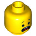 LEGO Yellow Emmet Minifigure Head (Recessed Solid Stud) (3626 / 65684)