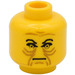 LEGO Yellow Emperor Palpatine Head (Safety Stud) (3626)