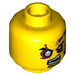 LEGO Yellow Eyezor Minifigure Head (Recessed Solid Stud) (3626 / 19306)