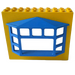 LEGO Gelb Fabuland Building Mauer 2 x 10 x 7 mit Blau Bay Fenster