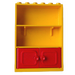 LEGO Giallo Fabuland Cupboard 2 x 6 x 7 with Red Doors