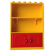 LEGO Gelb Fabuland Schrank 2 x 6 x 7 mit rot Doors