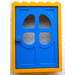 LEGO Gelb Fabuland Tür Rahmen mit Blau Tür