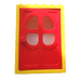 LEGO Gelb Fabuland Tür Rahmen mit rot Tür