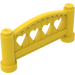 LEGO Yellow Fabuland Fence 1 x 6 x 2 Rounded (2040)