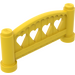 LEGO Gelb Fabuland Zaun 1 x 6 x 2 Gerundet (2040)
