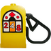 LEGO Gelb Fabuland Petrol Pump mit Schwarz Schlauch (4618)