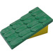 LEGO Yellow Fabuland Roof Slope with Green Roof and No Chimney Hole