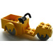 LEGO Yellow Fabuland Tricycle with Light Gray Wheels