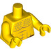 LEGO Yellow Faun Minifig Torso (973 / 88585)