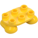 LEGO Giallo Feet 2 x 3 x 0.7 (66859)