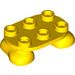 LEGO Gelb Feet 2 x 3 x 0.7 (66859)