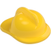 LEGO Yellow Firefighter Helmet with Brim (3834)