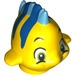 LEGO Yellow Fish with Blue (Flounder) with Big Eyes (95355)