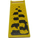 LEGO Yellow Flag 7 x 3 with Bar Handle with Tire Tracks Sticker (30292)