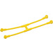 LEGO Yellow Flexible Stretcher Holder (18390 / 30191) LEGO Yellow Flexible Stretcher Holder (18390 / 30191)