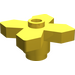 LEGO Gelb Blume 2 x 2 mit Angular Blätter (4727)