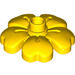 LEGO Jaune Fleur 3 x 3 x 1 (84195)