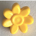 LEGO Yellow Flower with 7 Petals with Small Pin