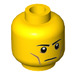 LEGO Yellow Flying Warrior Minifigure Head (Recessed Solid Stud) (3626 / 24644)