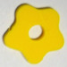 LEGO Yellow Foam Part Scala  Flower Small 3 x 3 with Center Hole