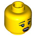 LEGO Yellow Fortune Teller Head (Safety Stud) (3626 / 11498)