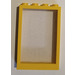 LEGO Yellow Frame 1 x 4 x 5 with Transparent Glass