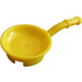 LEGO Yellow Frying Pan with Curved Handle