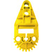 LEGO Yellow Gear Half with Beam 2 (32166)