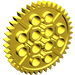 LEGO Yellow Gear with 40 Teeth (3649 / 34432)