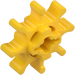 LEGO Yellow Gear with 8 Teeth (Ratchet Wheel) (2474)