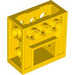 LEGO Geel Gearbox for Worm Tandwiel (6588 / 28698)