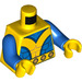 LEGO Amarillo Giant-Hombre Hank Pym Minifigura Torso (973 / 76382)