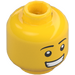 LEGO Yellow Giraffe Guy Minifigure Head (Recessed Solid Stud) (3626 / 49987)