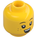 LEGO Yellow Girl Minifigure Head (Recessed Solid Stud) (3626 / 80109)