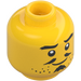 LEGO Yellow Golden Master Minifigure Head (Recessed Solid Stud) (3626 / 38986)