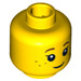 LEGO Yellow Grandma Visitor Head (Safety Stud) (3626 / 10018)