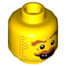 LEGO Yellow Hank Haystack Minifigure Head (Recessed Solid Stud) (3626 / 16161)